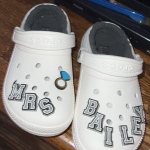 Charms Per Crocs Lettere Oro – Set 2 Pezzi (lettera Singola Da 2 A 3 Cm)