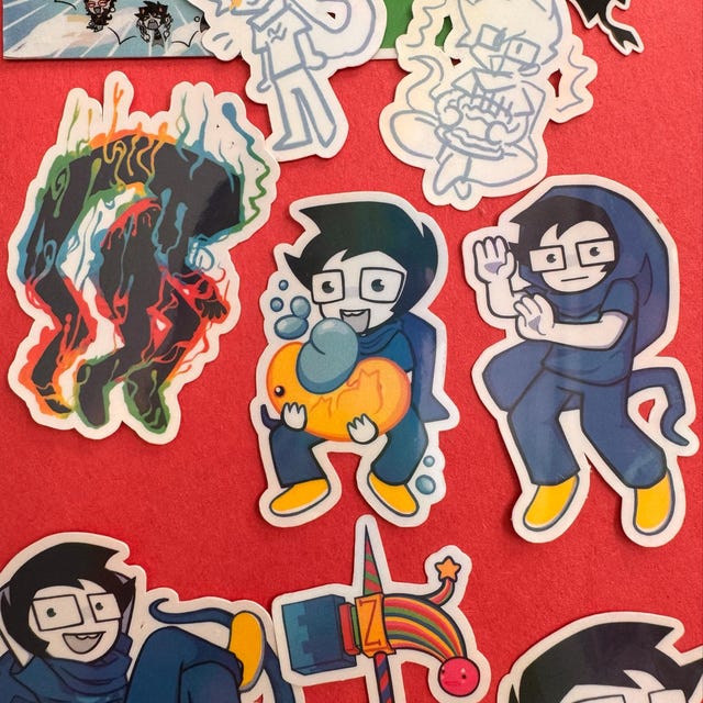 John Egbert Sparkly Sticker Pack