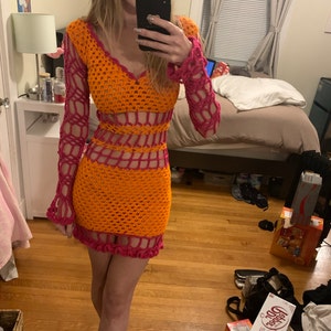 Hand Crocheted Felicity Shagwell Costume - Etsy