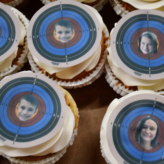 Custom Edible Wafer Paper Cake Topper – 7.5" Circle, Personalized Photo Image