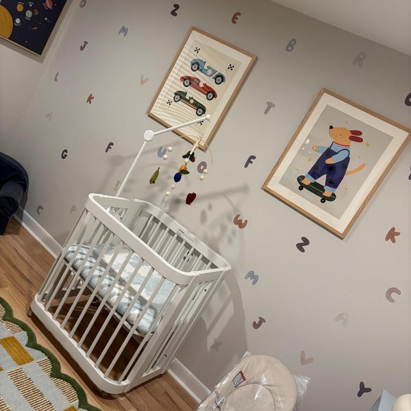 Counting Print, Children's Number Chart, Nursery Decor, Perfect