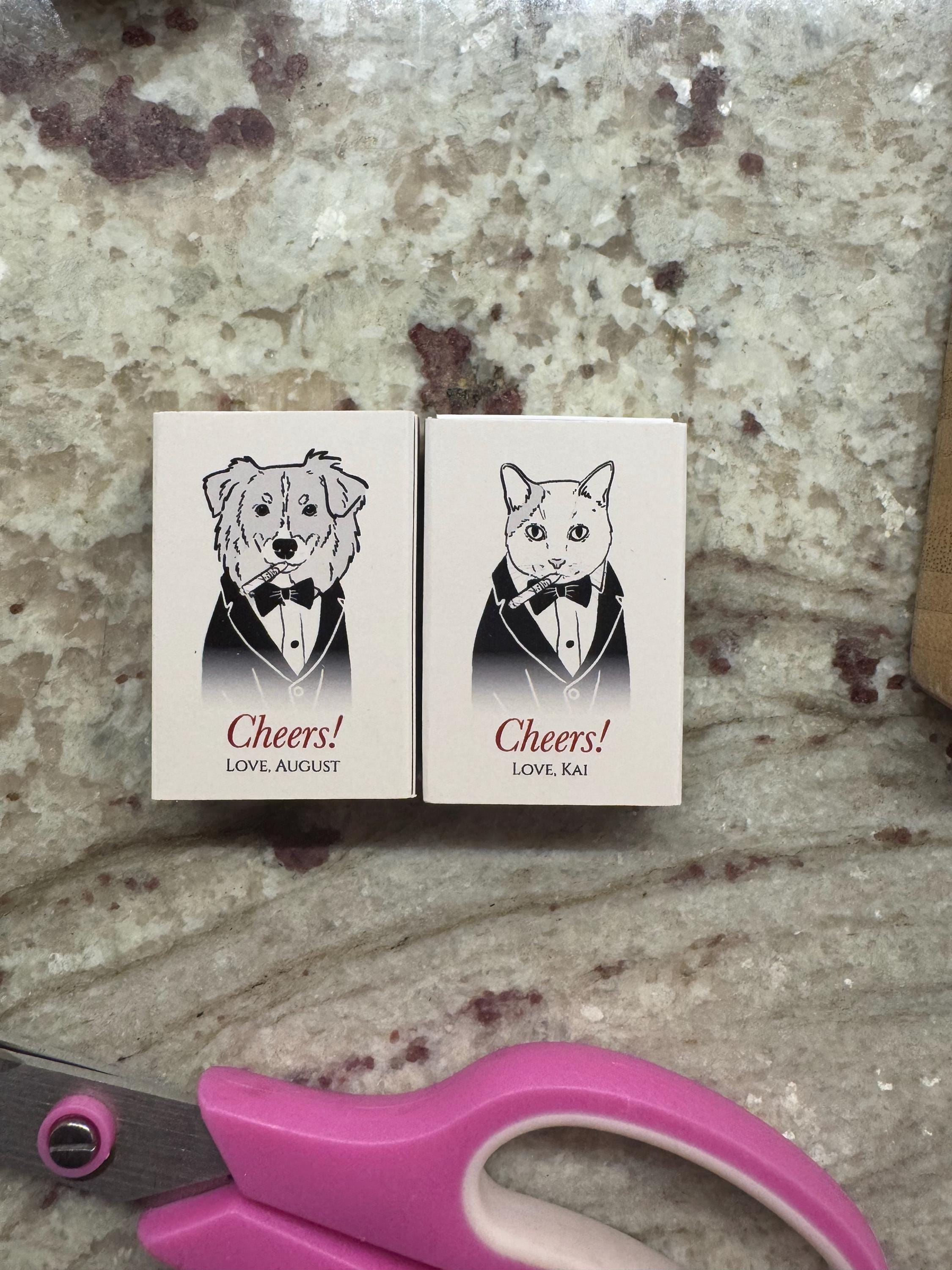Custom matchboxes / Custom matchbook art  / Sketch / Custom matches / Custom match boxes / Bulk wedding favors / Wedding souvenirs