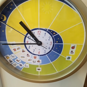 Printable 24hours Spiral Clocks With Customizable Daily Routine for ...