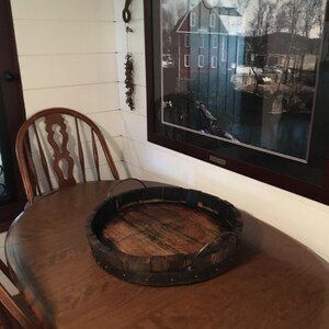 3\u2019 Mexico Bourbon Barrel wood cutout with rings