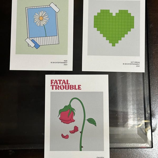 TXT Mini Poster | Deja Vu — Kpop Merch - Etsy