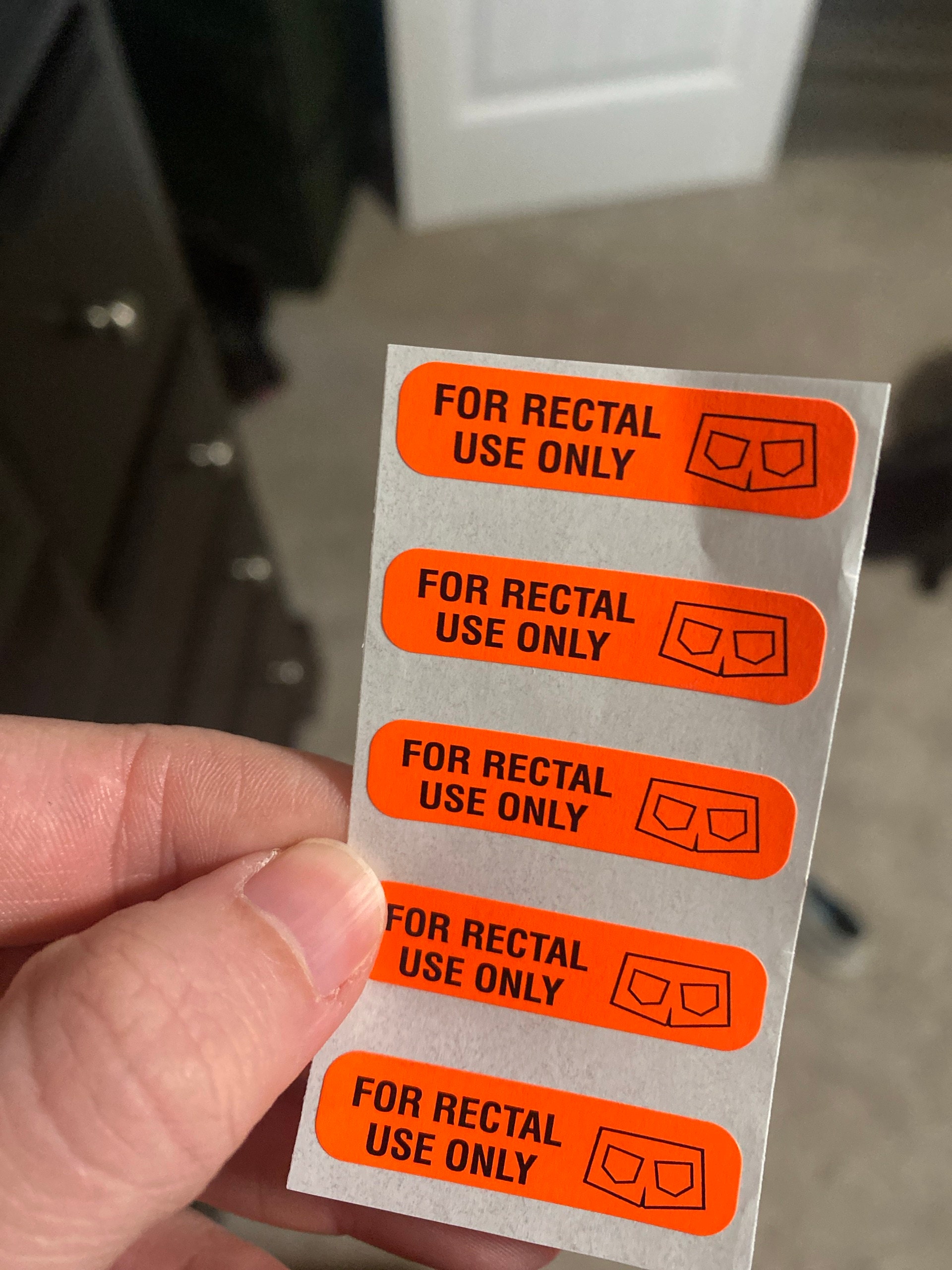For Rectal Use Only Stickers. Make Everyone Smile with These Funny Sticker Surprises. Fast Shipping from USA