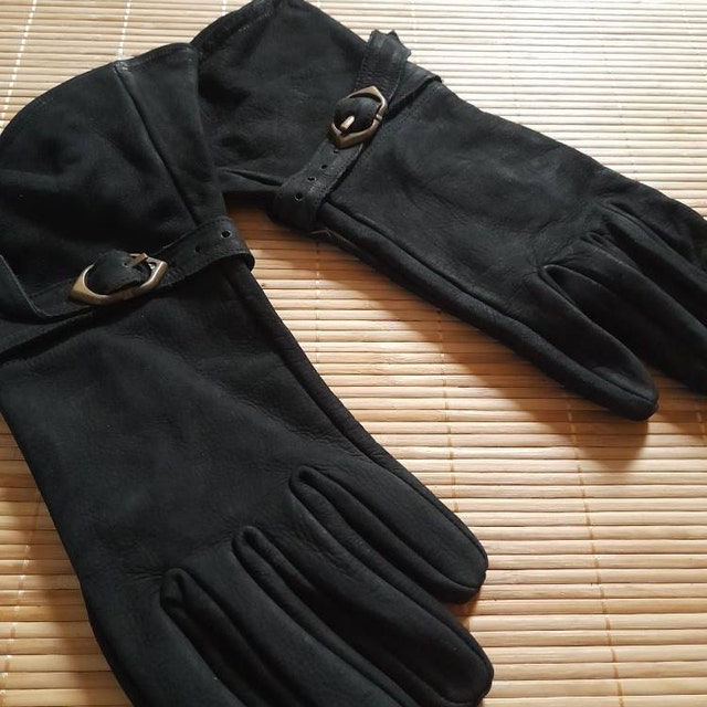 小物 rude gallery OUTSIDERS LEATHER GLOVE Leather Gloves Ulex Black - Etsy