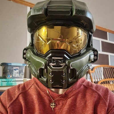 Halo Master Chief Helmet Wearable Full Size Helmet fan Made - Etsy