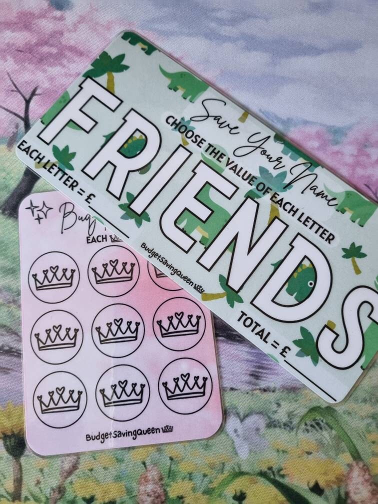 Name Savings, Save Your Name, Fun Savings Challenge , Laminated Saving Tracker, Gift Planner for Her, Cash Stuffing, A6 Cash Binder Insert