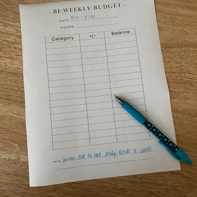 Freestyle Car Savings Tracker - Etsy