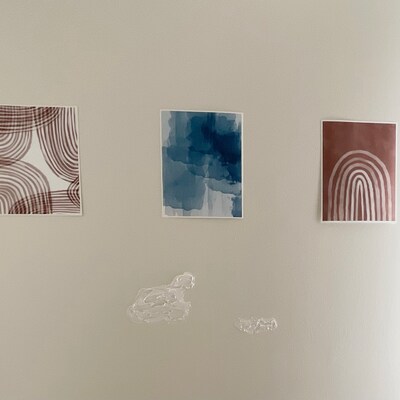 Blue Wall Art Indigo Navy Prints Paintings Minimalist Art Set - Etsy ...