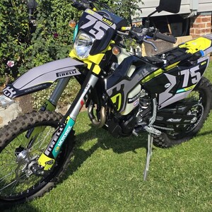Husqvarna Fc-tc Fe-te 125-450 2023-2024 Full Graphics Kit With
