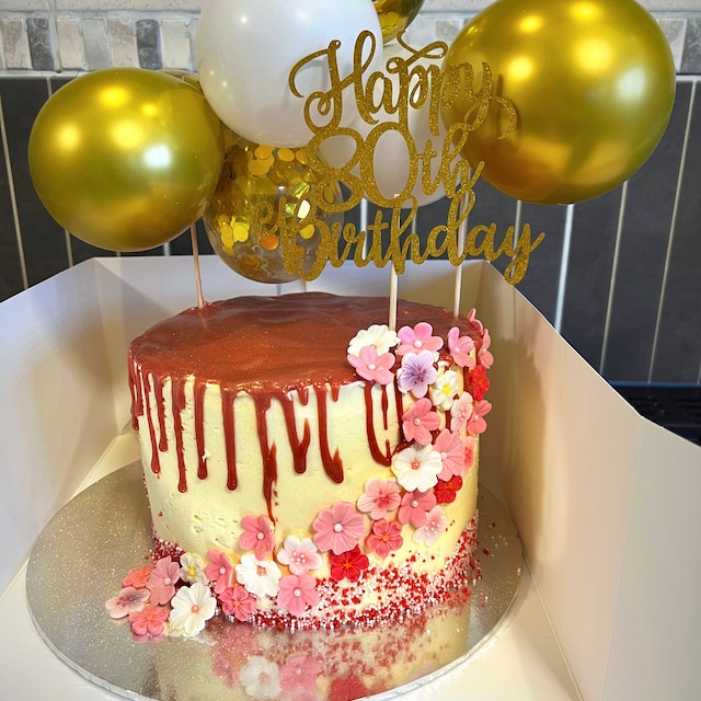 Gyufise Lot De 3 Décorations De Gâteau « Happy 16th Birthday » à