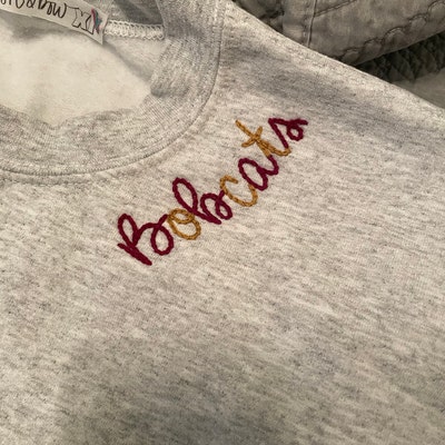 Adult Sweatshirt X Hand Embroidered X the Kirjonta X Custom - Etsy