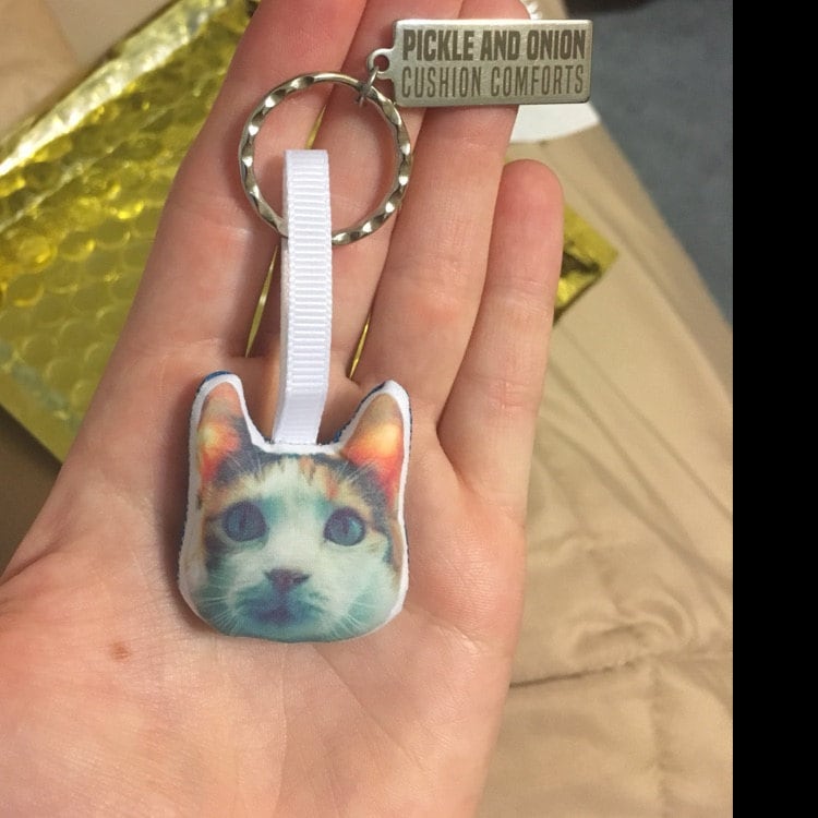 Custom Pet Head Keyring / Keychain - dog, cat, animal, photo, dog gifts, personalised dog keyring, personalised dog gifts, dog keyring, cute