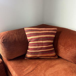 King Size Pillows, 12x48 in, Vintage Long lumbar Cushion Cover, Geometric Bedding Lumbar Cushion,Throw Cushion Cover,Brown Pillows 4oyf-1308