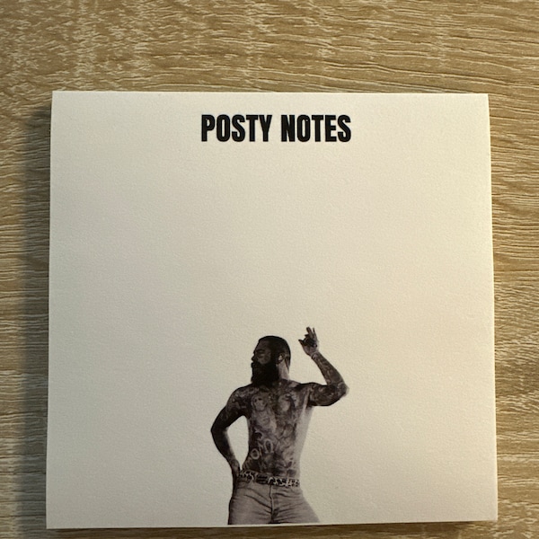 Posty Notes Post-it Note Pads | Post Malone | Posty Malone | Notes ...