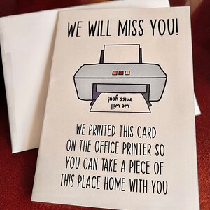Printable Going Away Card for Coworker or Boss, Funny Going Away Gift ...