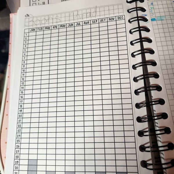 Basic Year Tracker | 1 Large Year Tracker Sticker 6.43