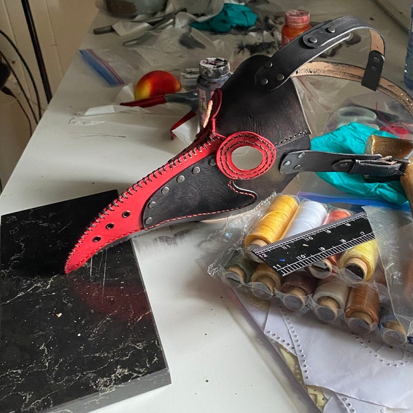 Leather Bird Mask Pattern: Easy DIY Craft - PDF & DXF Files - Etsy