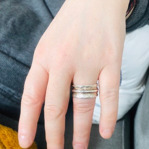 Opal stacking rings can be worn separately mix and match | Etsy