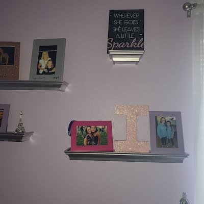 Pink Glitter Stand up Letter Initial/monogram/engagement/shower ...