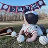 Organic Cotton Baby Footie Pajamas - Valentine Hearts