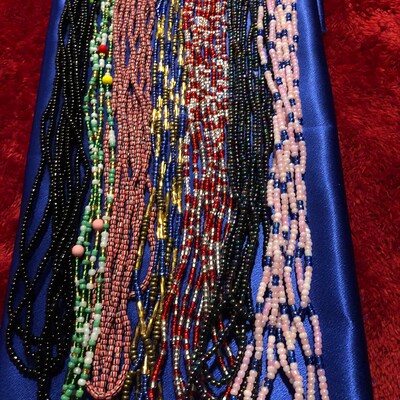 Waist Beads Wholesale Tie on Waist Beads African Waistbeads - Etsy