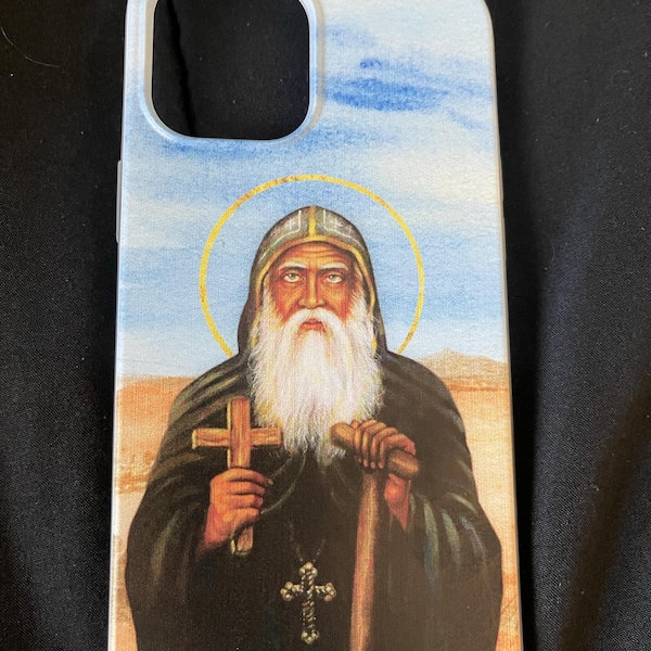 Pope Kyrillos VI Coptic Orthodox Poster Pope Kirollos Praying in White