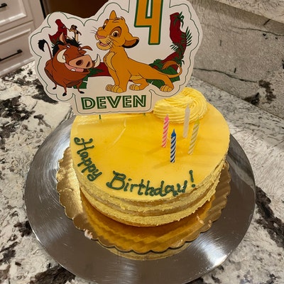 Printable LION KING Cake Topper, Lion King, Lion King Party, Party Sign ...