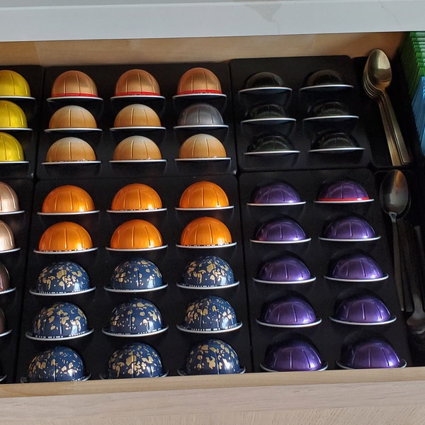 Nespresso Vertuo Capsule Drawer Pod Storage System Etsy