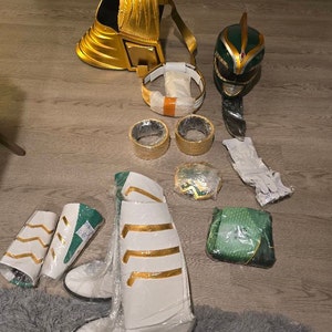 ANIKI Green Ranger BITS 2014 version MMPR Cosplay Costume