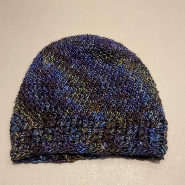 Basic Crochet Beanie Pattern | Instant Download PDF | Easy Beginner Hat ...