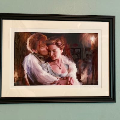 Lesbian Lovers Art Print, Lesbian Love Art Print, Lesbian Art Print