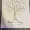 Fingerprint Tree - Simple Oak Finger Print Tree, the Wedding Guest Book ...