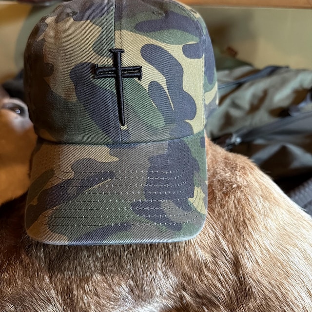 OOAK Christian LOVE Cross Upcycled Baseball Cap Handmade Heart With a Cross Hat | DISTRESSED Baseball Cap OR Ponytail  main image 4