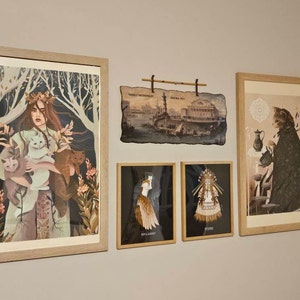 アートポスタープリント - シリンとアルコノスト スラブの女神