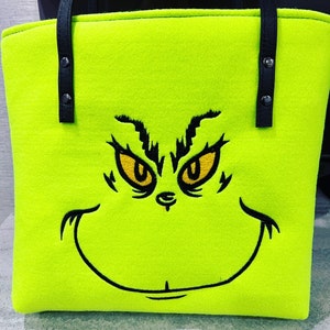 Grinch Face Machine Embroidery Design Instant Download - Etsy
