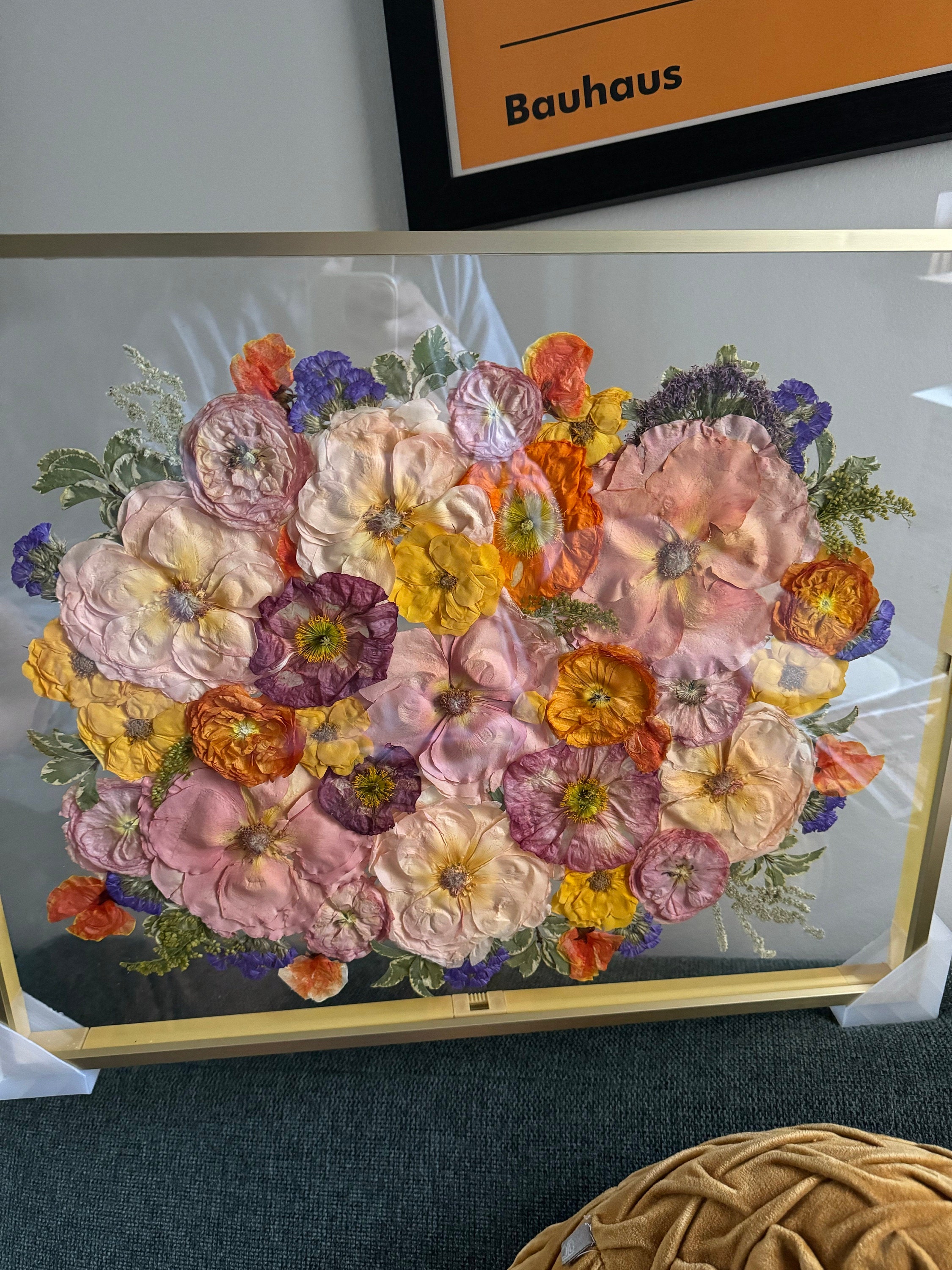 Preserved flowers from Rachel's etsy review