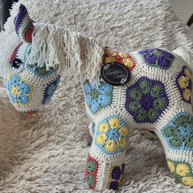 Fatty Lumpkin the Brave African Flower Pony Crochet Pattern - Etsy
