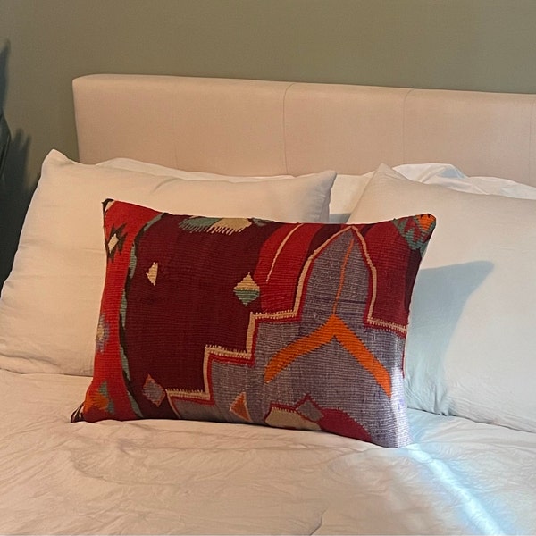20x20 Kilim Throw Pillow Sofa Decorative Pillows Sofa Accent Pillows Farmhouse Throw Pillows ...