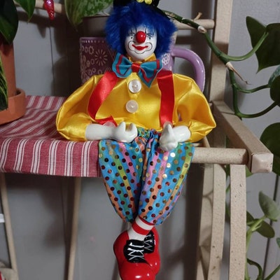 Cute Desktop Doll Decorations,beautiful Porcelain Clown Toys Birthday ...