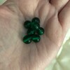 50 Vintage Japanese 1950s Cherry Brand Glass Beads - 10mm