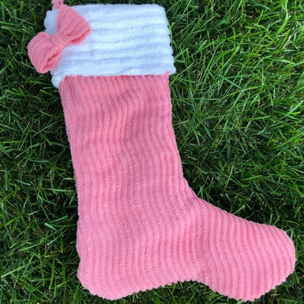 Christmas Stocking Pattern PDF FREE Big Bow Pattern Victorian, Shabby ...