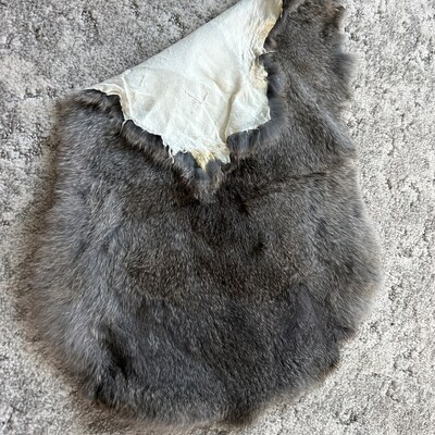 1 Pcs Natural Color Rabbit Fur Pelts Craft Grade Assorted - Etsy