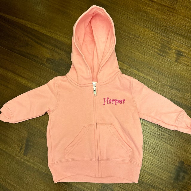 Personalized Infant Baby Hoodie, Sweatshirt With Hood, Baby