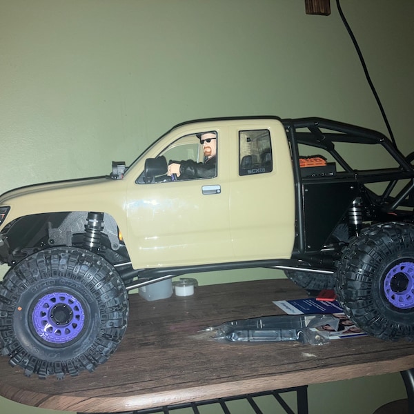 Asta Di Supporto Personalizzata Per Telaio Axial SCX6 Honcho - Upgrade Per Modellismo RC