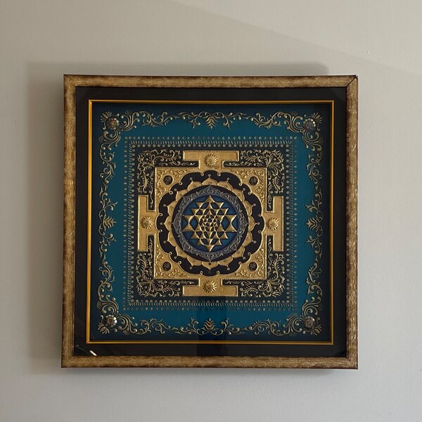 Lippan Art, Wall Decor, Handmade Artwork, Wall Art, Mandala Wall Art