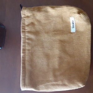 Corduroy Cosmetic Pouch- Large