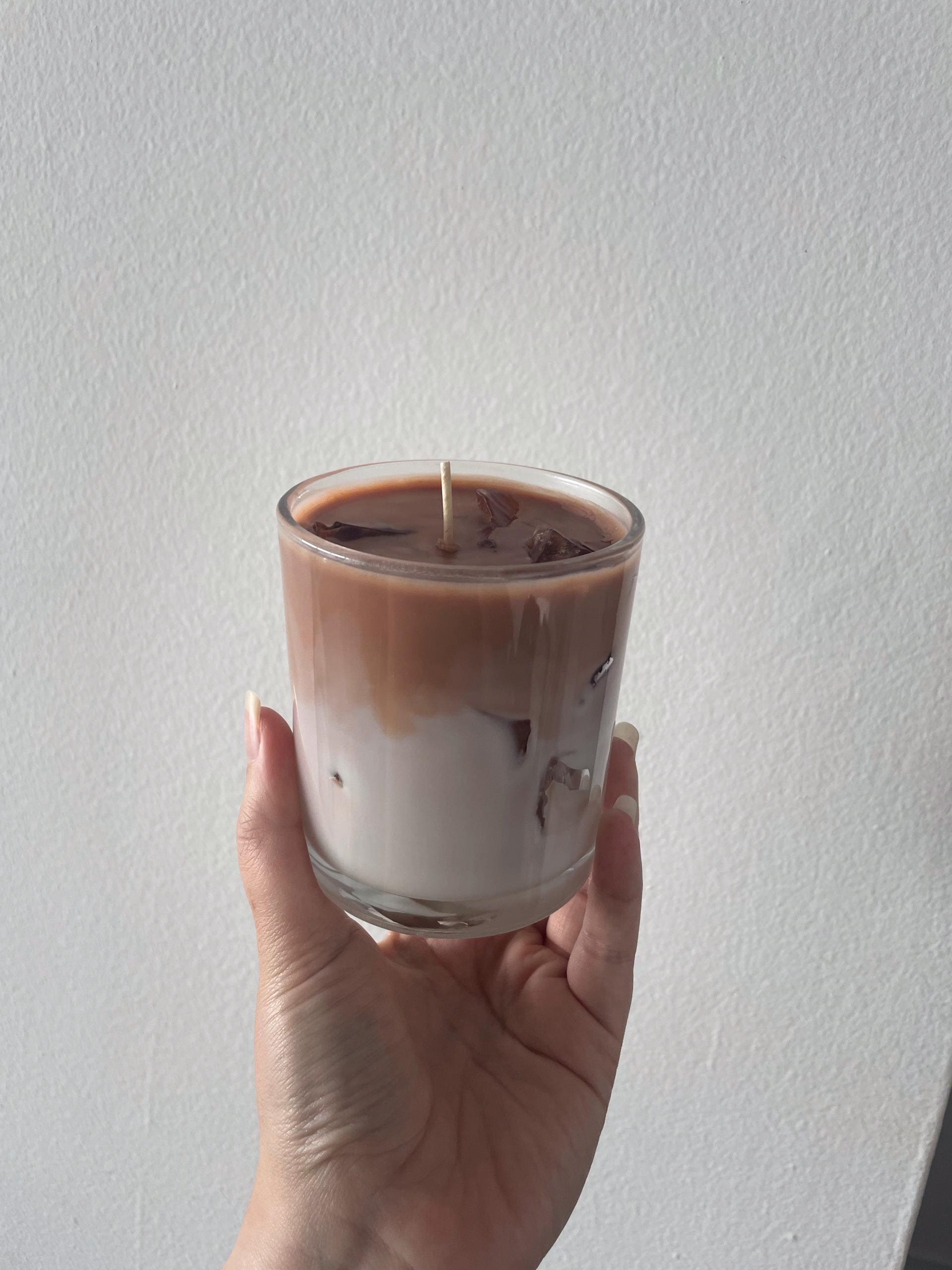 Iced Latte Candle / Coffee Candle / Latte Lovers / Iced Coffee Candle / Drink Candle / Beautiful Candle / Unique Candle